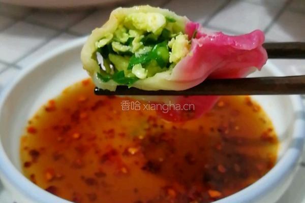 彩色水饺皮的做法图解10