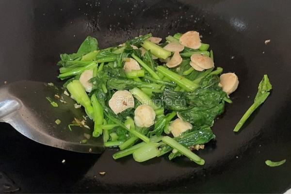 肉丸子炒小芥菜的做法图解10