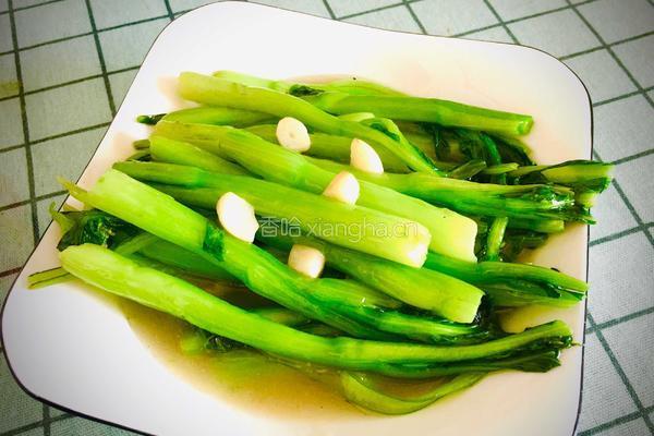 清炒菜心的做法图解10