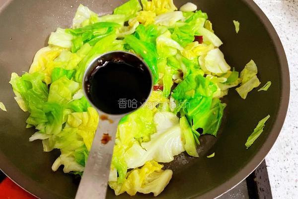 蚝油包菜的做法图解7