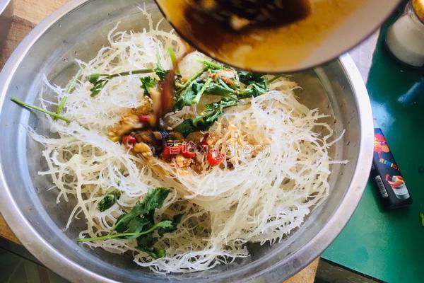 炝汁石花菜的做法图解5