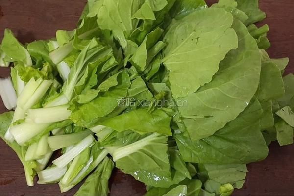 蒜蓉小白菜的做法图解2