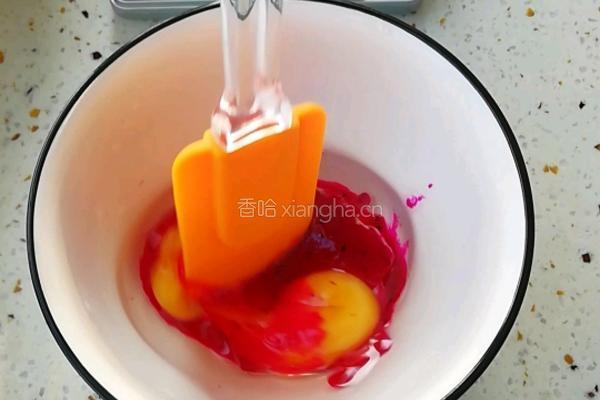 火龙果小蛋糕的做法图解1