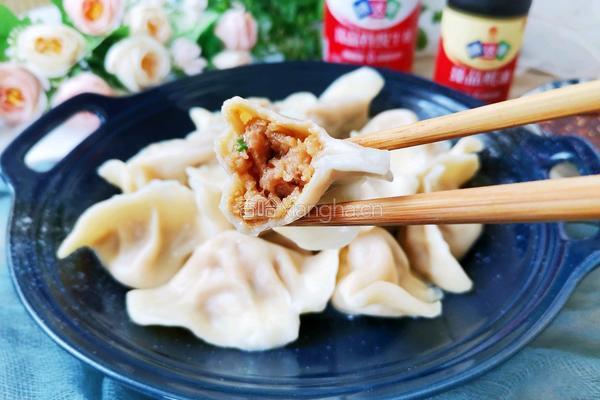 白萝卜猪肉饺子的做法图解12
