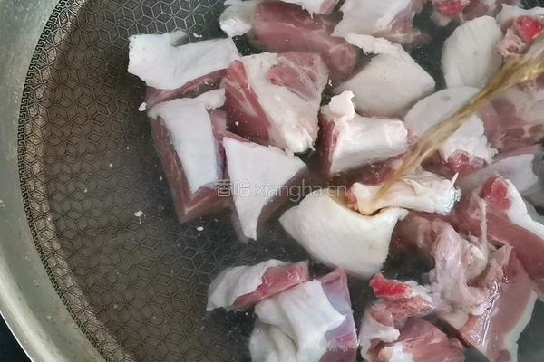 白萝卜炖鸭肉的做法图解3