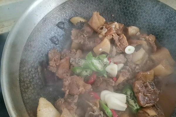 白萝卜炖鸭肉的做法图解13