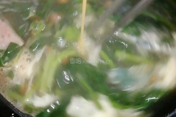 菠菜鸡蛋汤的做法图解6