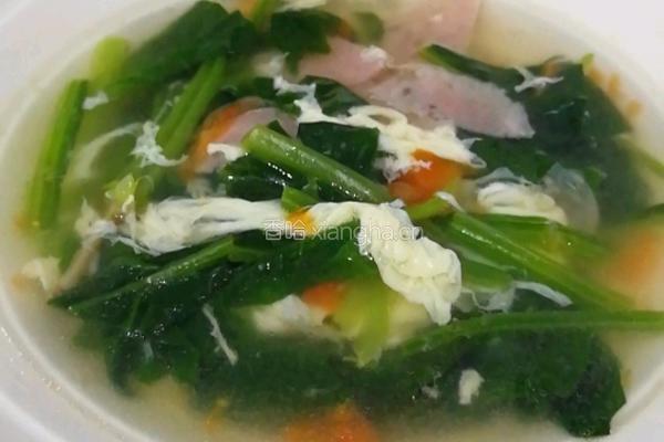 菠菜鸡蛋汤的做法图解9