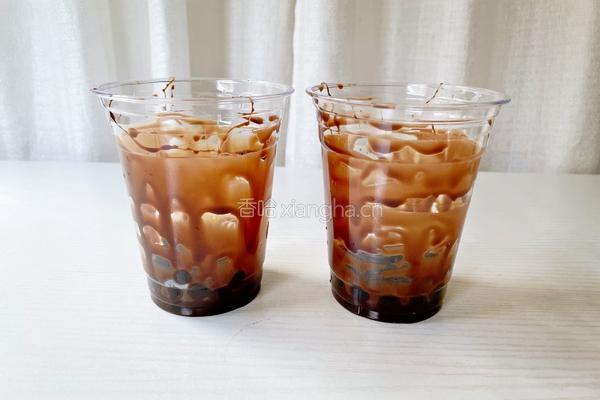 黑糖珍珠生椰拿铁的做法图解4