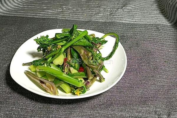 酸辣菜苔的做法图解7