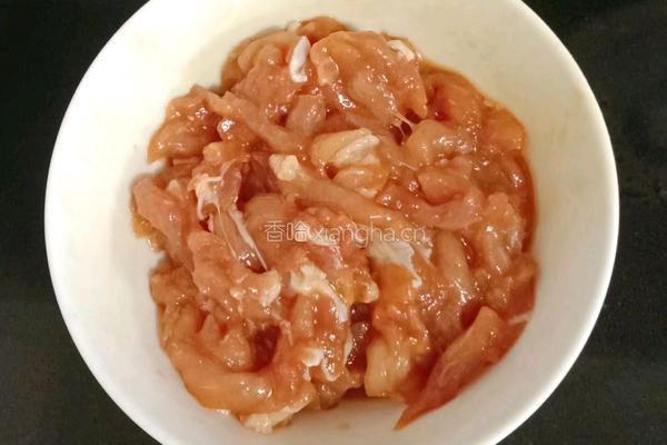 芹菜香干炒肉丝的做法图解2