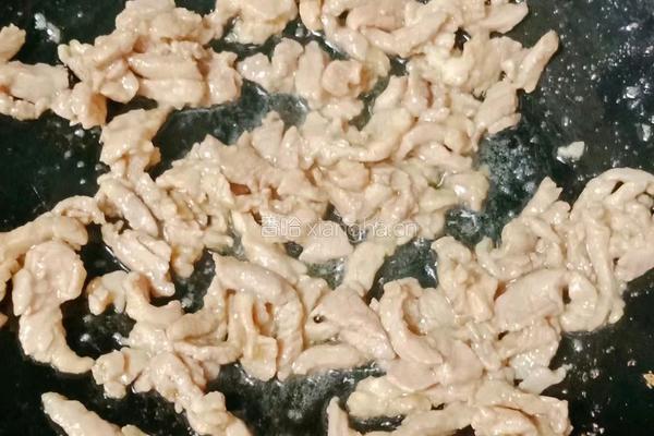 芹菜香干炒肉丝的做法图解6