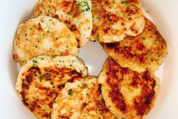 豆腐鸡肉饼的做法图解7
