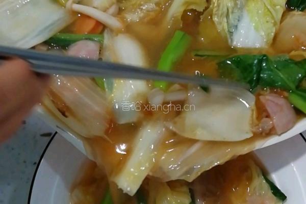 菜汤的做法图解9