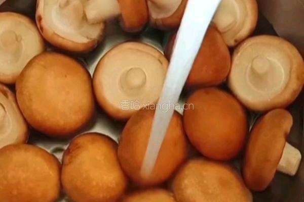 香菇酿肉(蒸菜)的做法图解1
