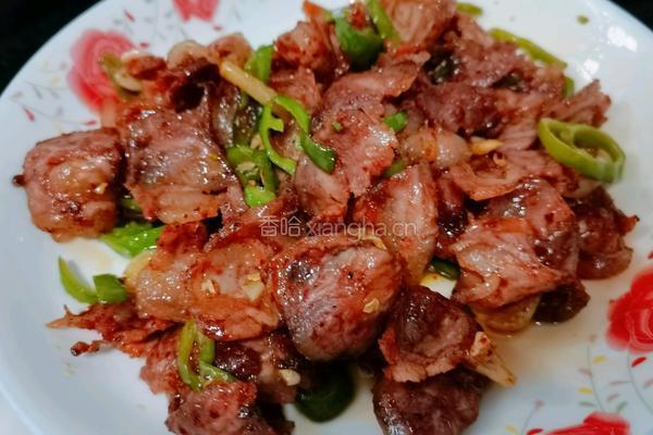 青椒腊肠的做法图解9