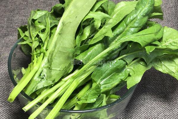 青菜猪肝汤的做法图解3