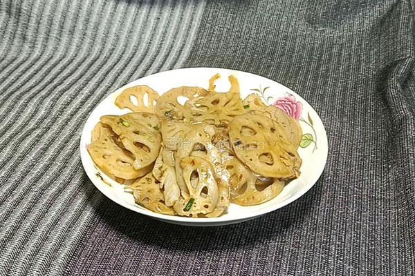 姜汁藕片的做法图解7