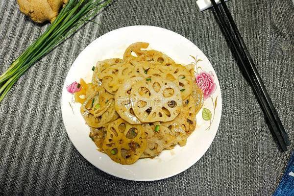 姜汁藕片的做法图解9