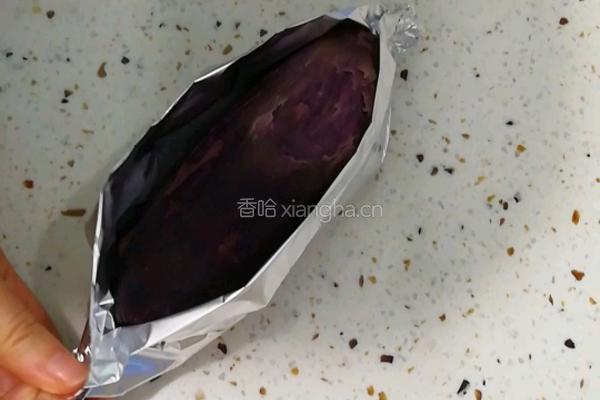 焗紫薯的做法图解2