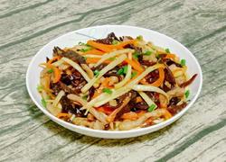 茭白炒肉丝