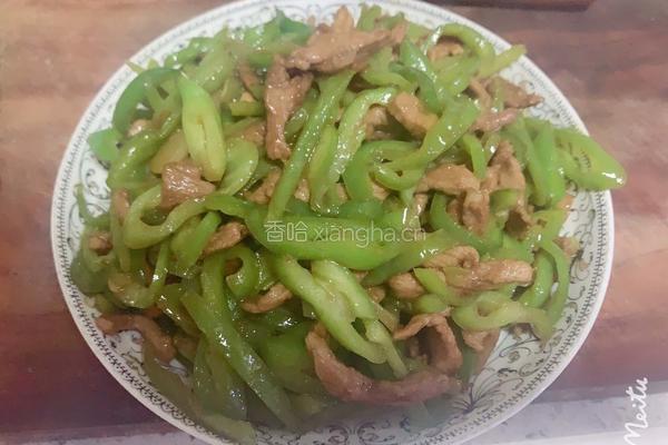 李氏青椒炒肉丝的做法图解8