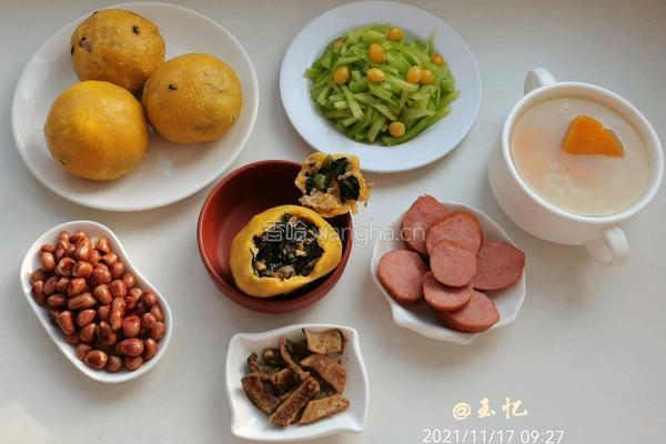 笋叶油渣玉米面团子的做法图解21