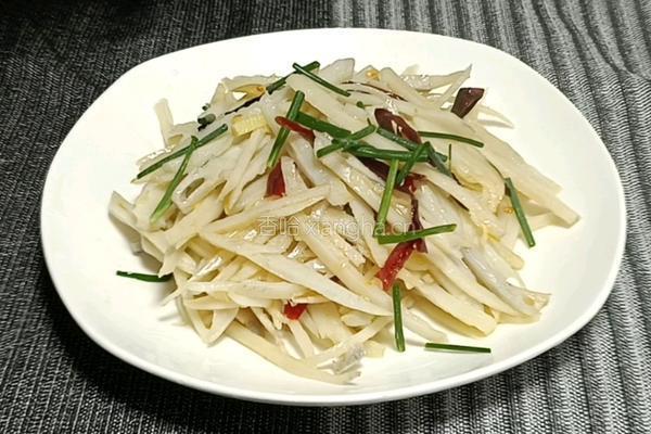 酸辣藕丝的做法图解7