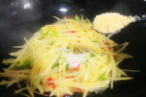家常土豆丝的做法图解7
