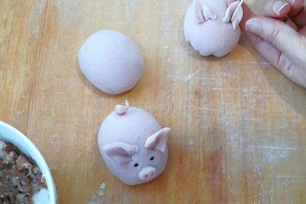 小猪鲜肉包的做法图解7