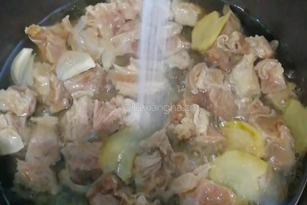 清炖牛肉南瓜的做法图解6