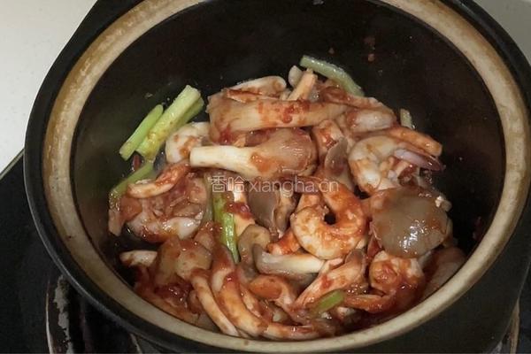番茄虾仁菇汤的做法图解7