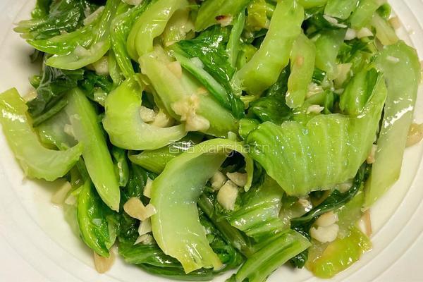 蒜蓉芥菜的做法图解8