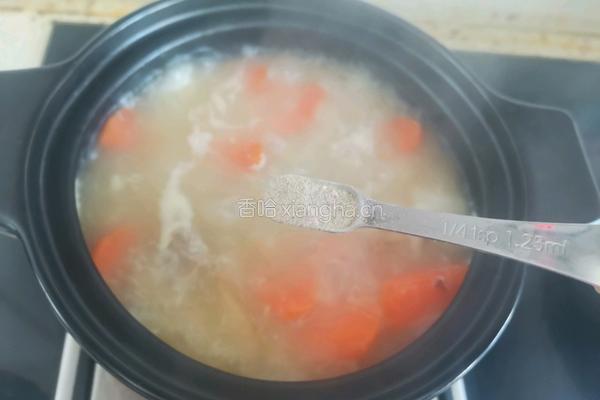 胡萝卜山药羊肉汤的做法图解11