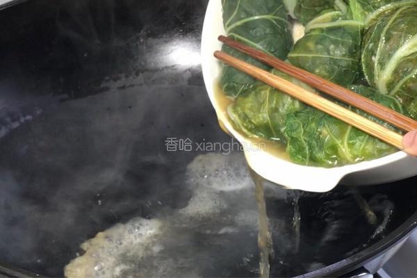 白菜包肉的做法图解11