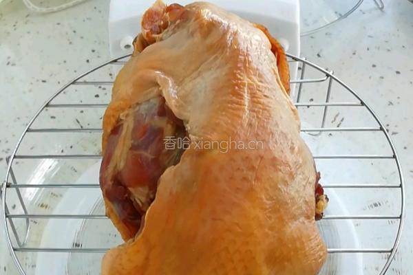 家庭版烤鸭的做法图解3