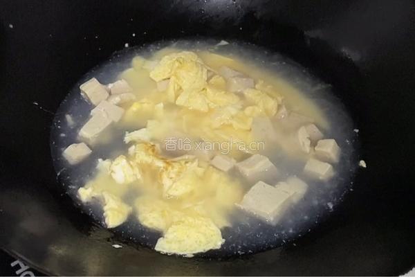 鸡蛋豆腐汤的做法图解5