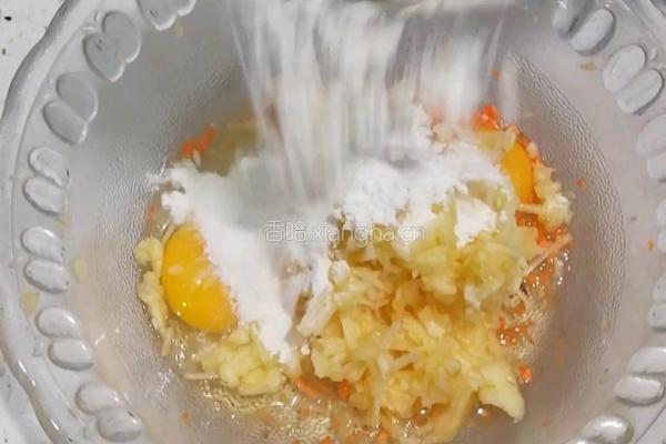 苹果鸡蛋饼的做法图解2