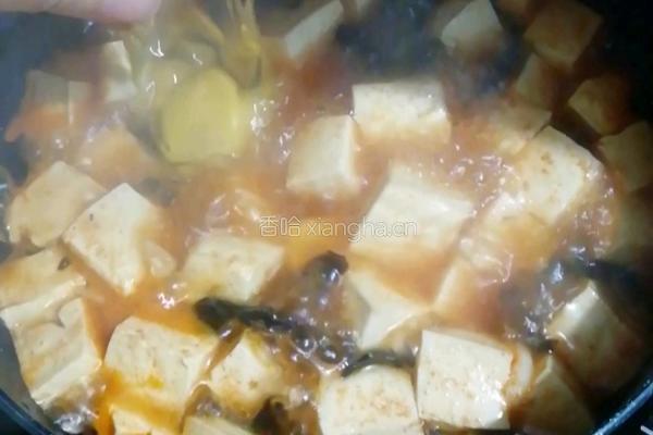 豆腐炖蛋的做法图解6