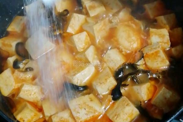 豆腐炖蛋的做法图解7