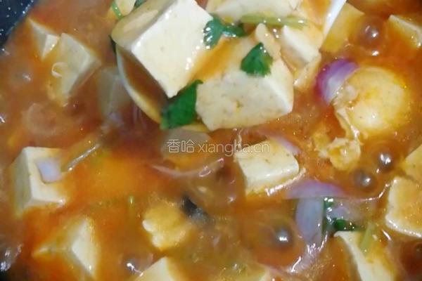 豆腐炖蛋的做法图解10