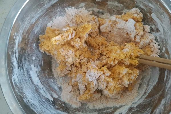 南瓜香蕉芝士饼的做法图解6