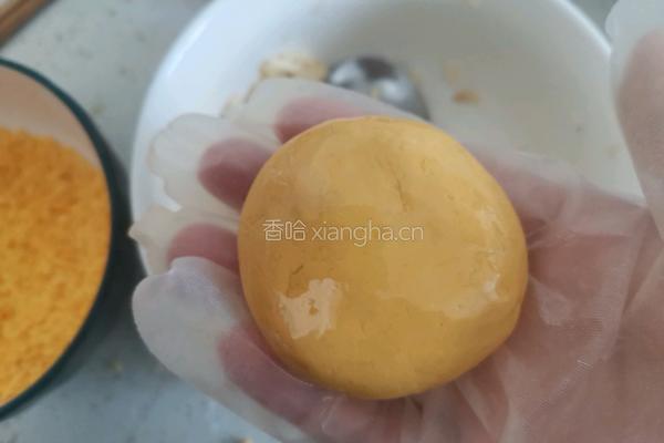 南瓜香蕉芝士饼的做法图解11