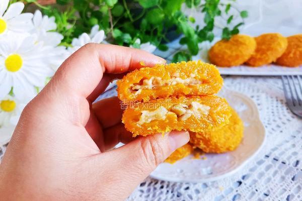 南瓜香蕉芝士饼的做法图解18