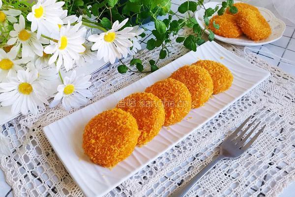 南瓜香蕉芝士饼的做法图解19