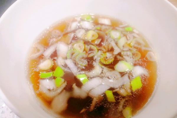 葱油汤面的做法图解4