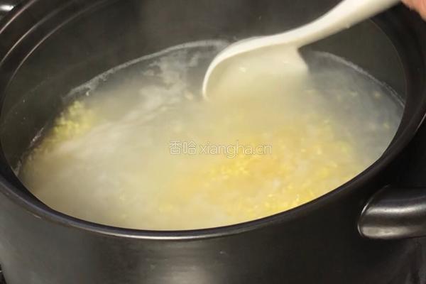 三色丁肉末粥的做法图解6