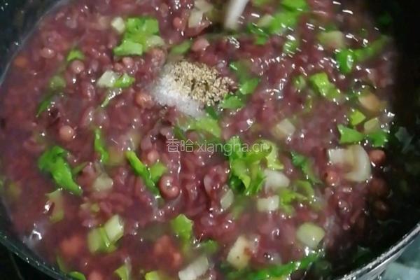 鲜虾紫米粥的做法图解4