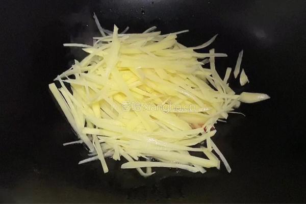 酸辣土豆丝的做法图解5