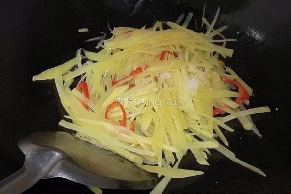 酸辣土豆丝的做法图解7